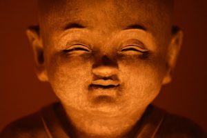 Smiling buddha meditation