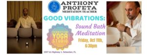 GOOD Vibrations: Sound Bath Meditation @ Sebastian Yoga Studio | Sebastian | FL | United States