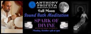 Full Moon SOUND BATH Meditation @ Spark of Divine, LLC | Vero Beach | FL | United States