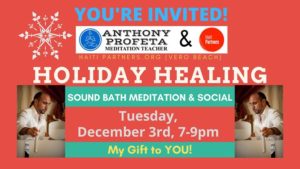 Holiday Healing: Sound Bath & Social @ Haiti Partners | Vero Beach | FL | United States