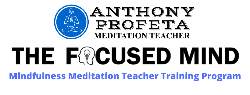 Mindfulness Teacher Training Anthony Profeta Meditation