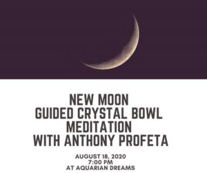 New Moon Guided Meditation + Crystal Bowls with Anthony Profeta @ Aquarian Dreams | Indialantic | FL | United States