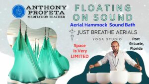 Floating On Sound: Aerial Hammock Sound Bath @ Just Breathe Aerials (Port St. Lucie)
