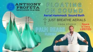 Floating On Sound: Aerial Hammock Sound Bath @ Just Breathe Aerials Palm Beach