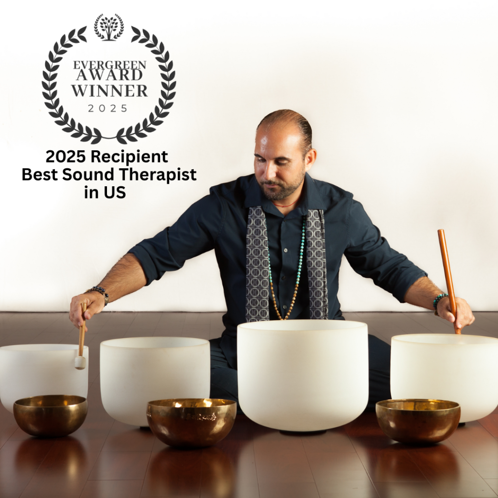 Anthony Profeta is acknowledged as the Best Sound Therapist and singing bowl practitioner and sound bath meditation teacher in the US. 